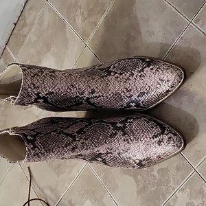 Snakeskin boots